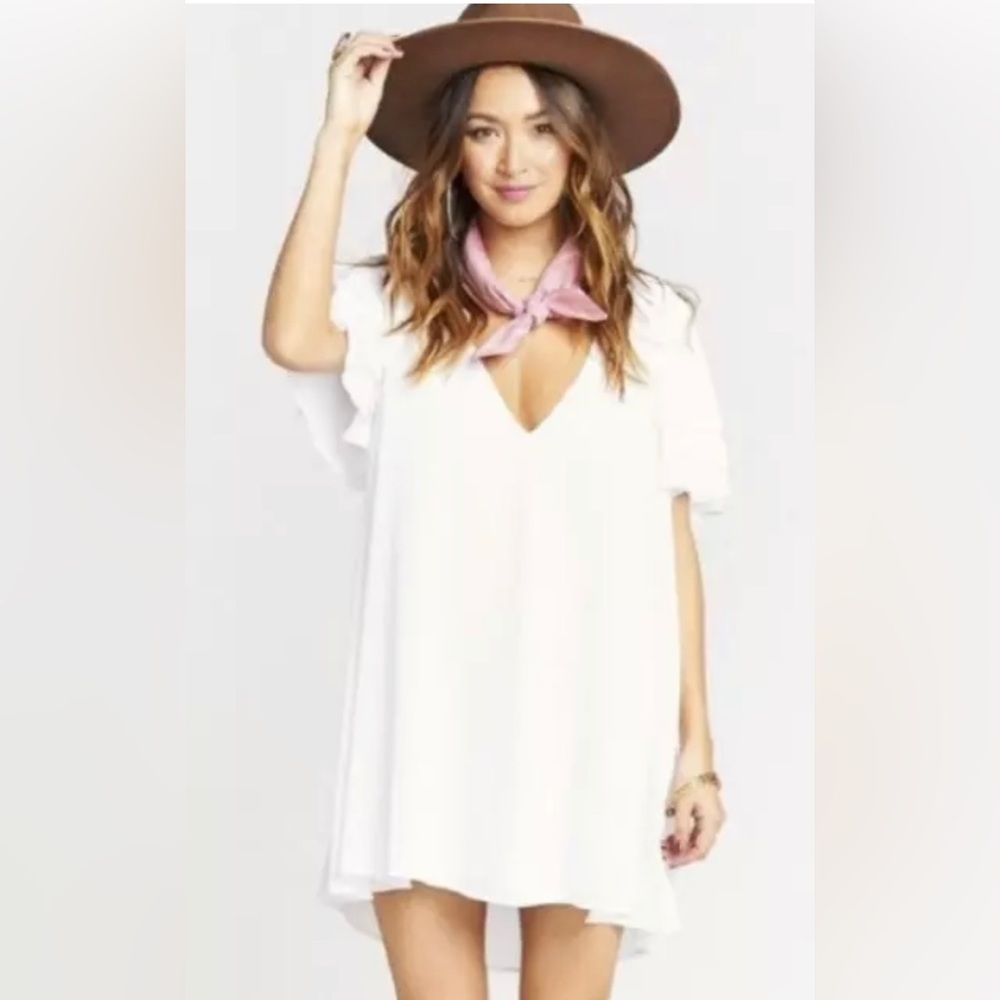 Show Me Your Mumu white Mini disick dress summer spring dress Size XS New R10